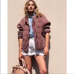 Free People Dolman Quilted Jacket